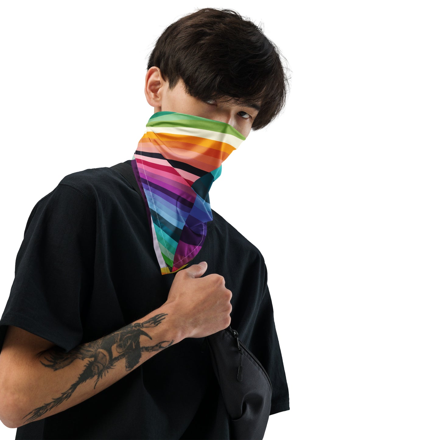 Rainbow Stripes Bandana