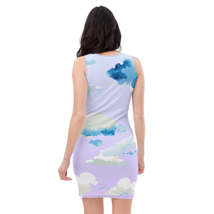 Lavender Clouds Bodycon dress