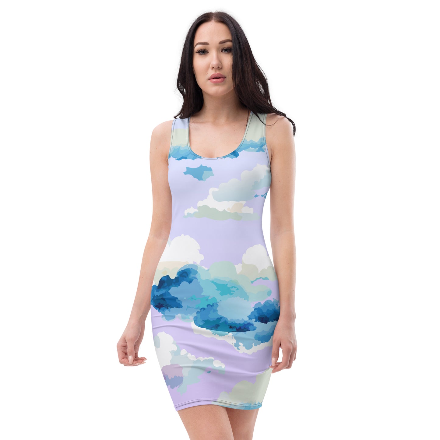 Lavender Clouds Bodycon dress