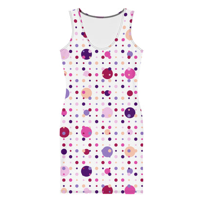 Color Dots Bodycon Dress