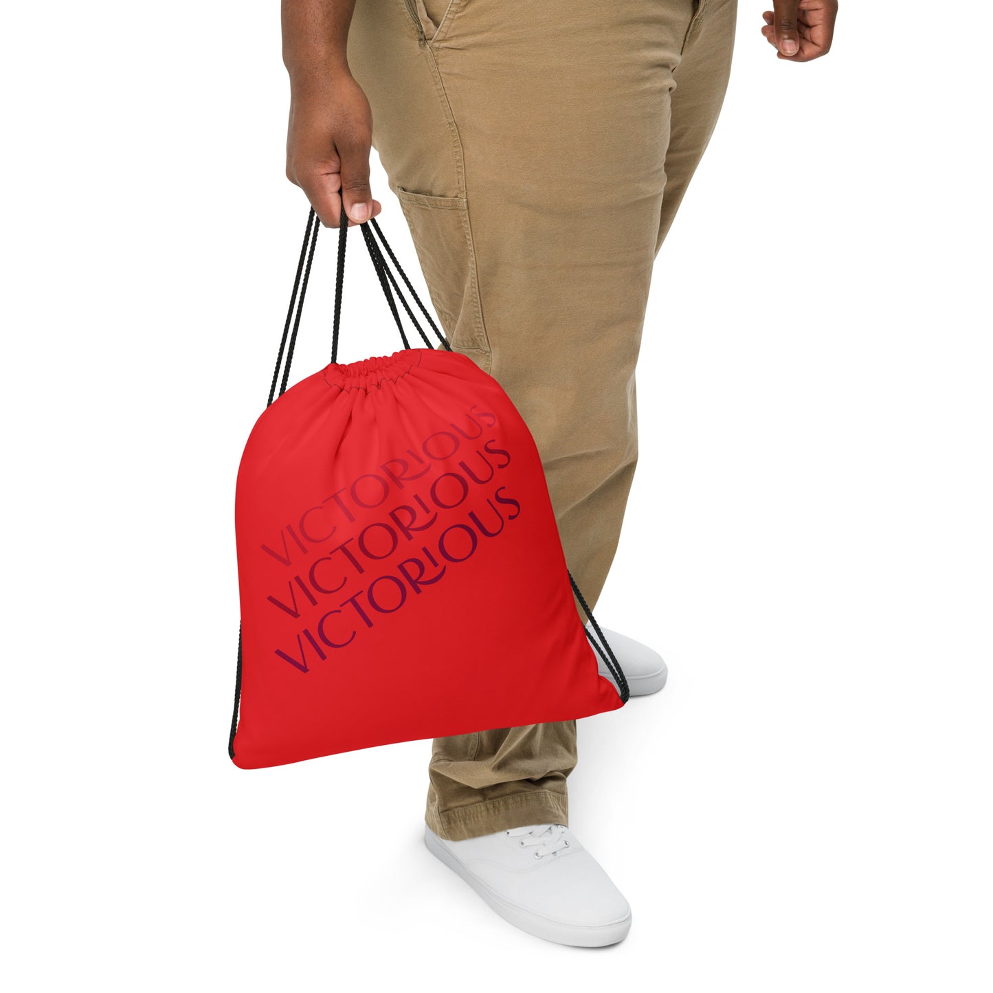 Victorious Drawstring bag