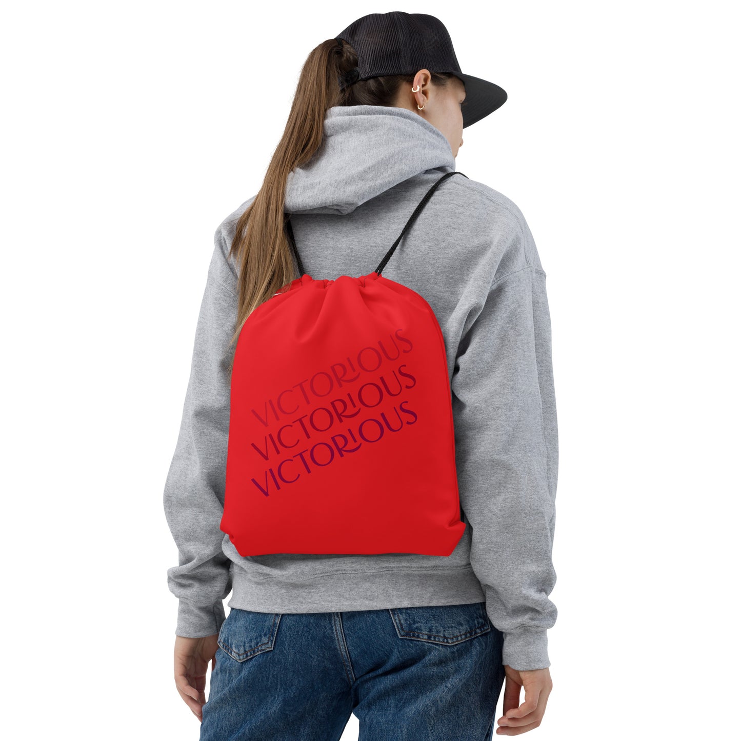 Victorious Drawstring bag