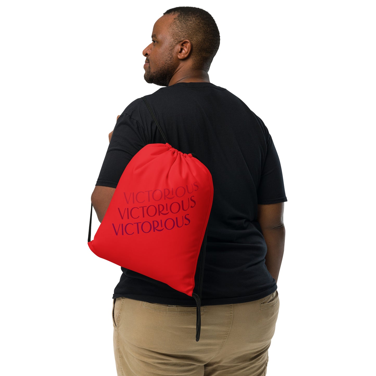 Victorious Drawstring bag