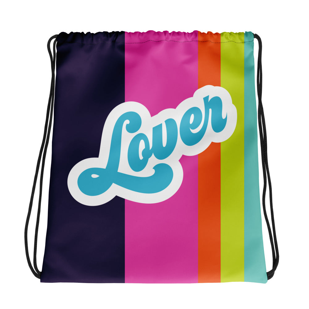 Love Stripes Drawstring bag