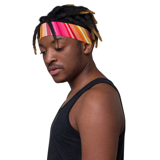 Garnet Stripes Headband