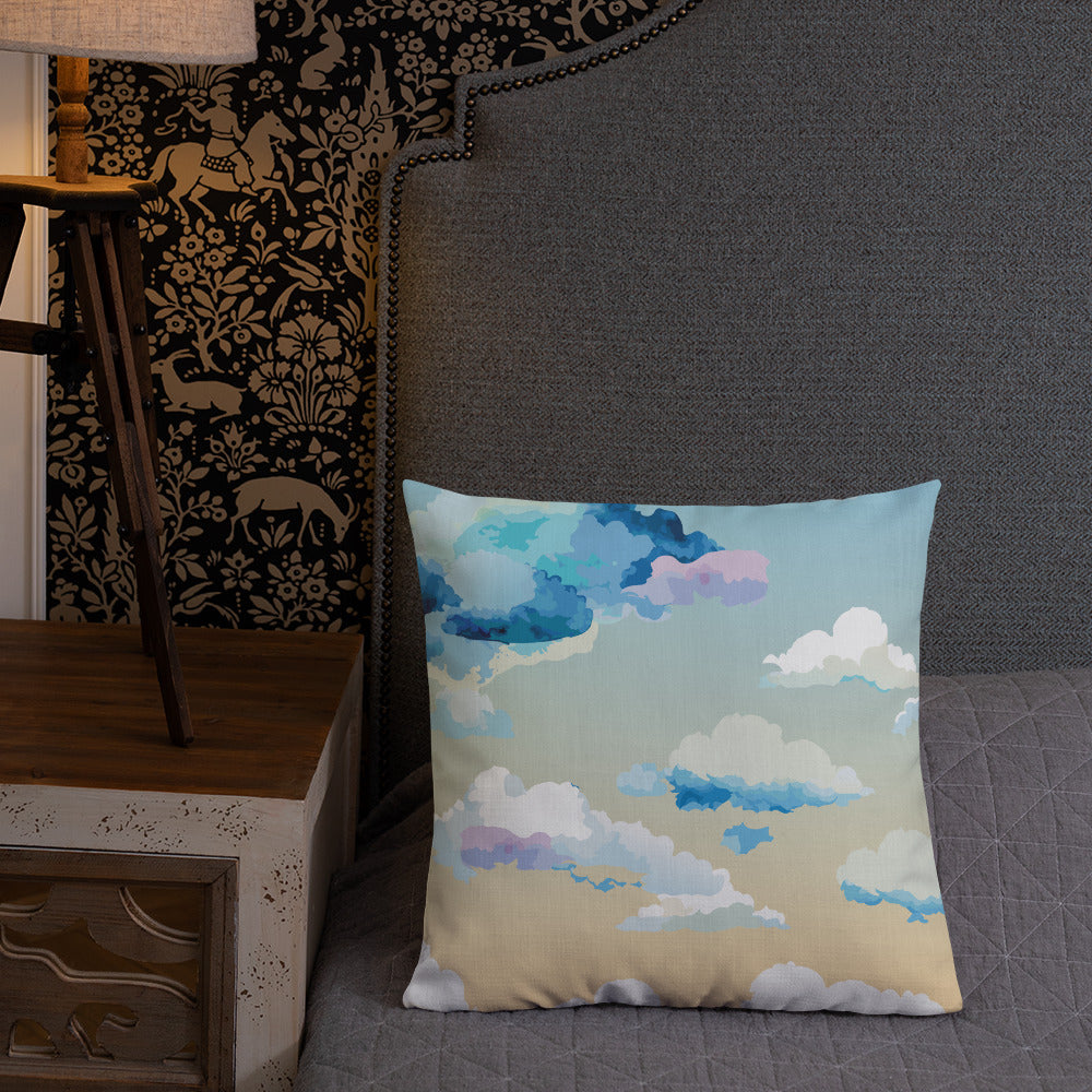 Cloudy Sunset Premium Pillow