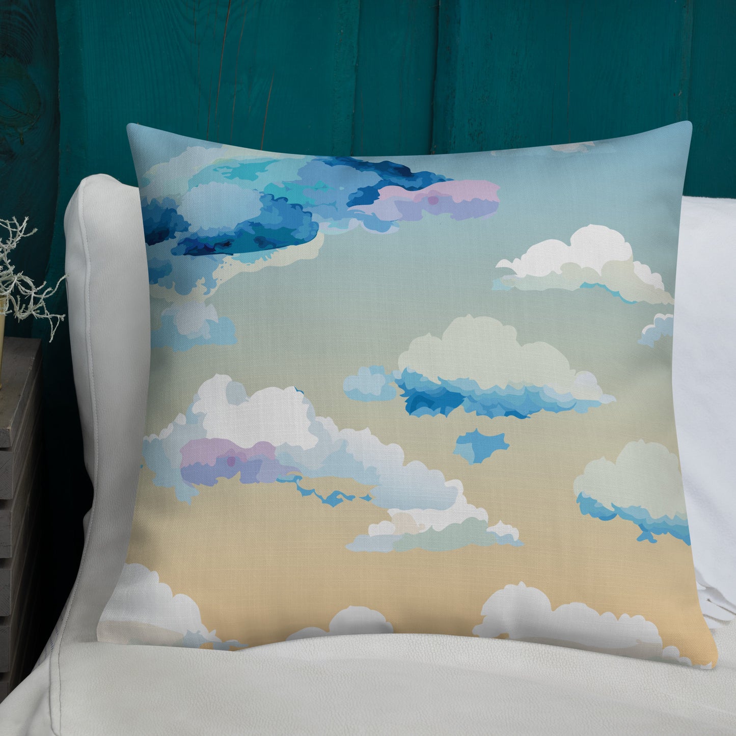 Cloudy Sunset Premium Pillow