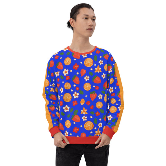 Tropical Strawberry Punch Unisex Sweatshirt