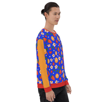 Tropical Strawberry Punch Unisex Sweatshirt