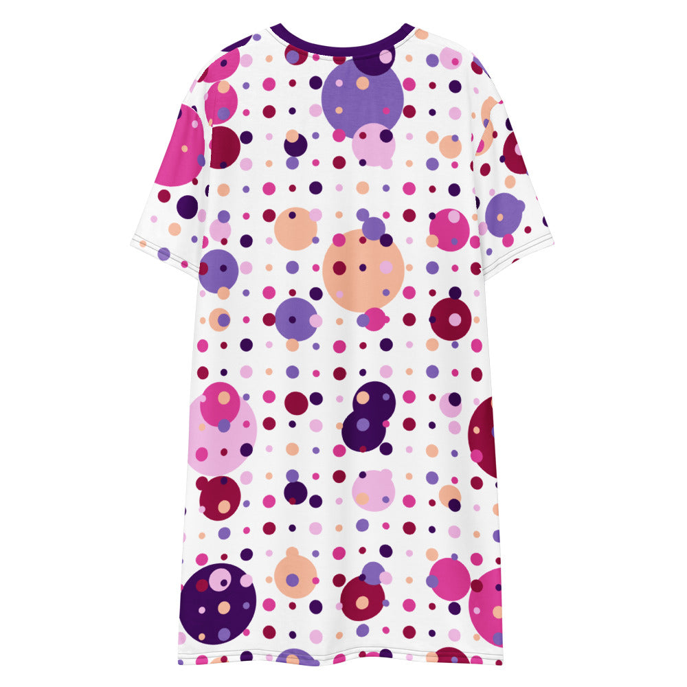 Color Dots T-shirt Dress