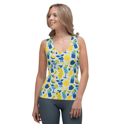 Tropical Citrus Drinks Tank Top