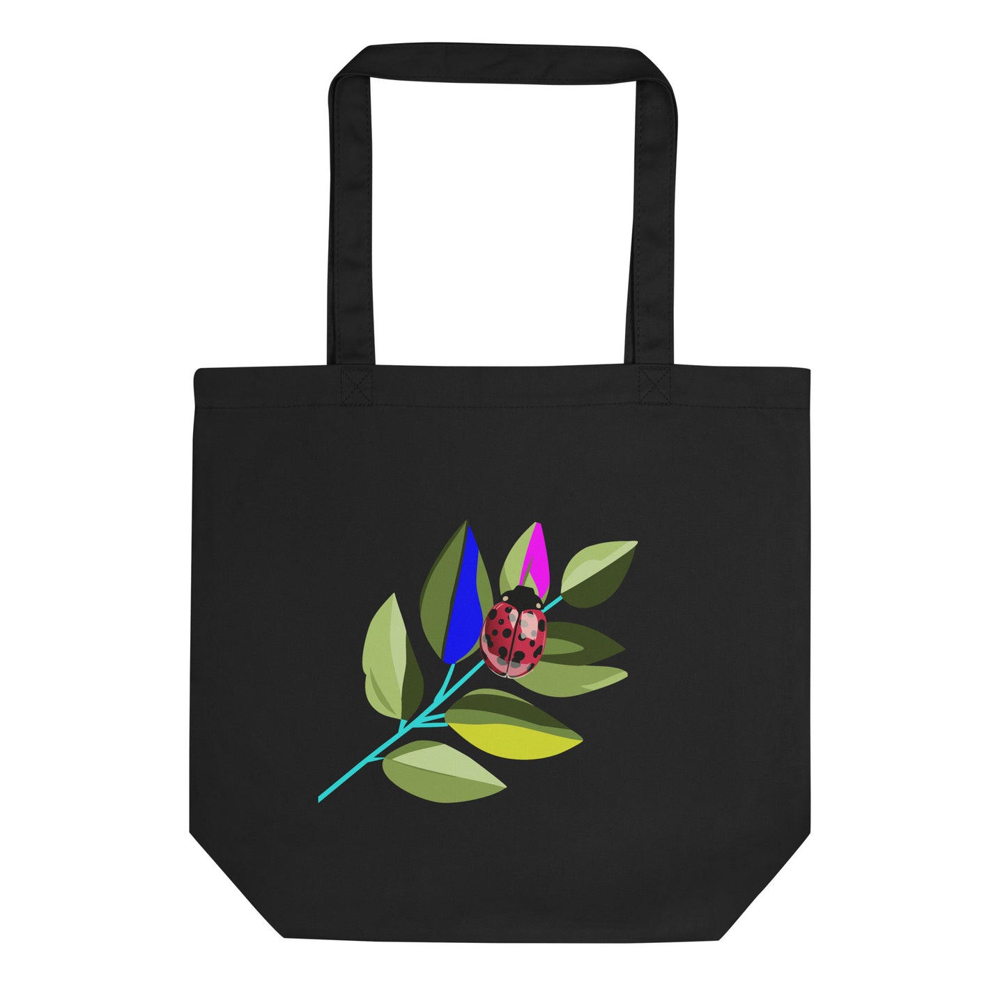 Ladybug Branch Eco Tote Bag