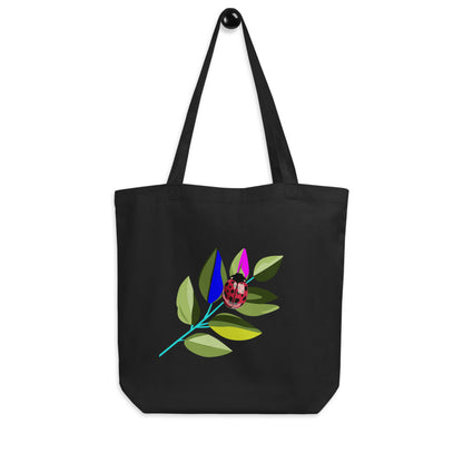 Ladybug Branch Eco Tote Bag