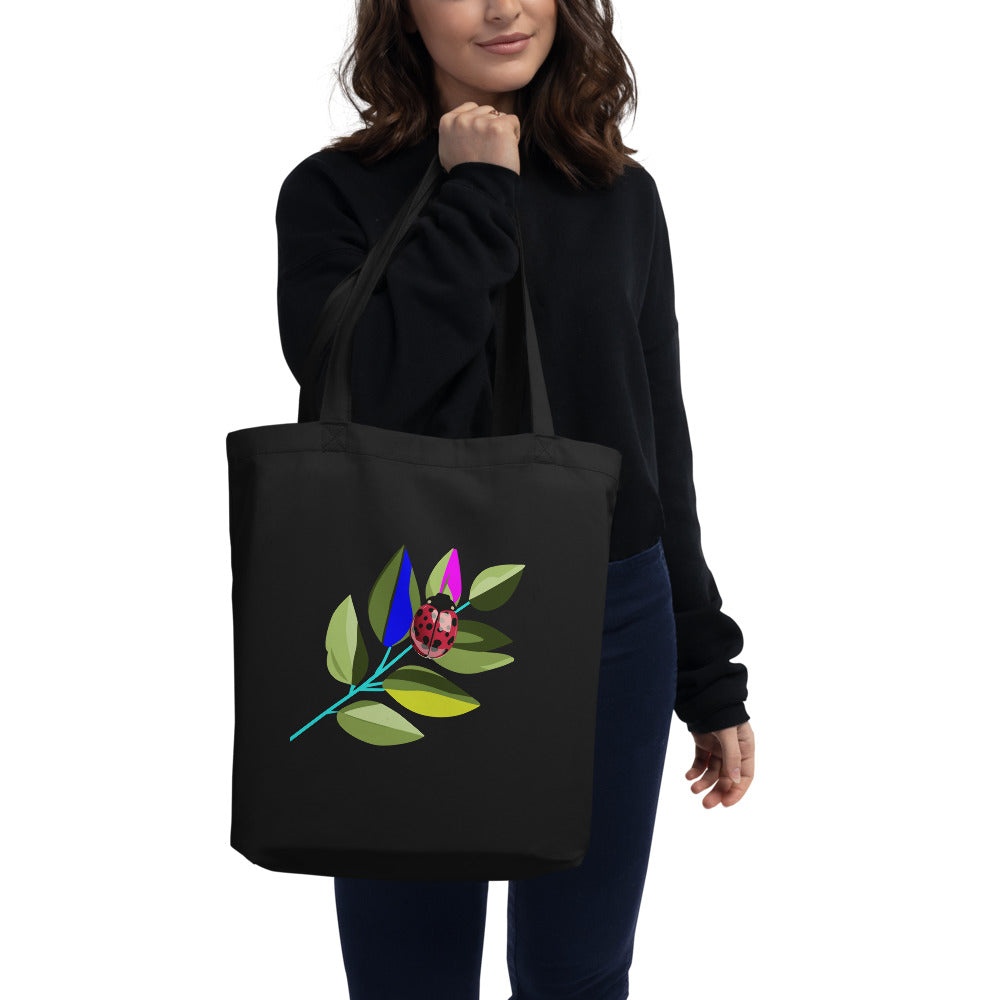 Ladybug Branch Eco Tote Bag