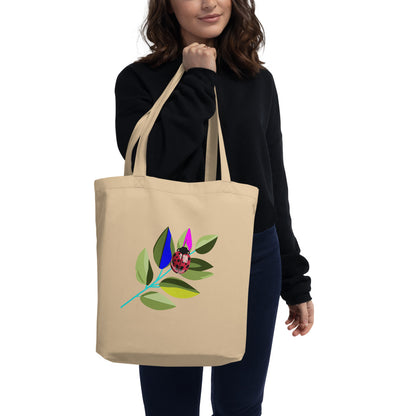 Ladybug Branch Eco Tote Bag