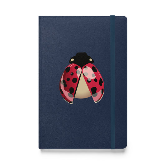 Open-winged Ladybug Hardcover bound notebook