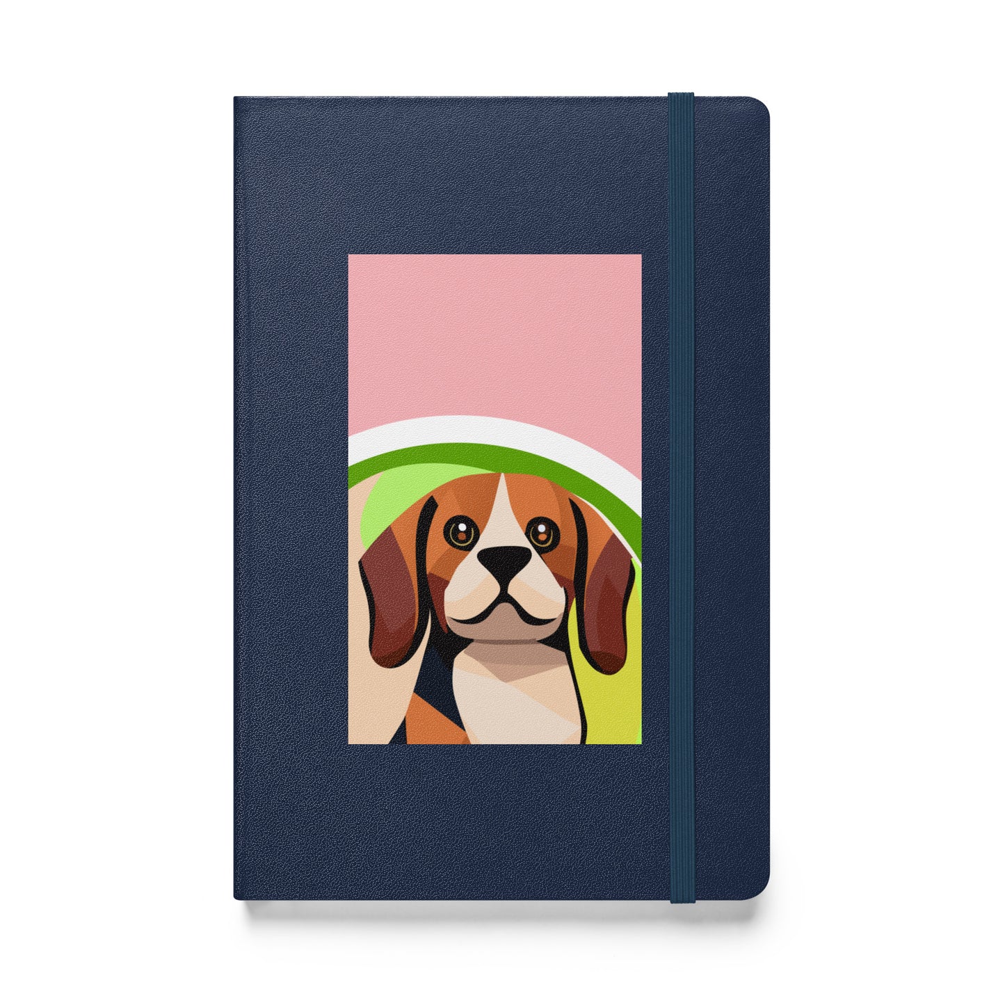 Beagle Green Hardcover Bound Notebook