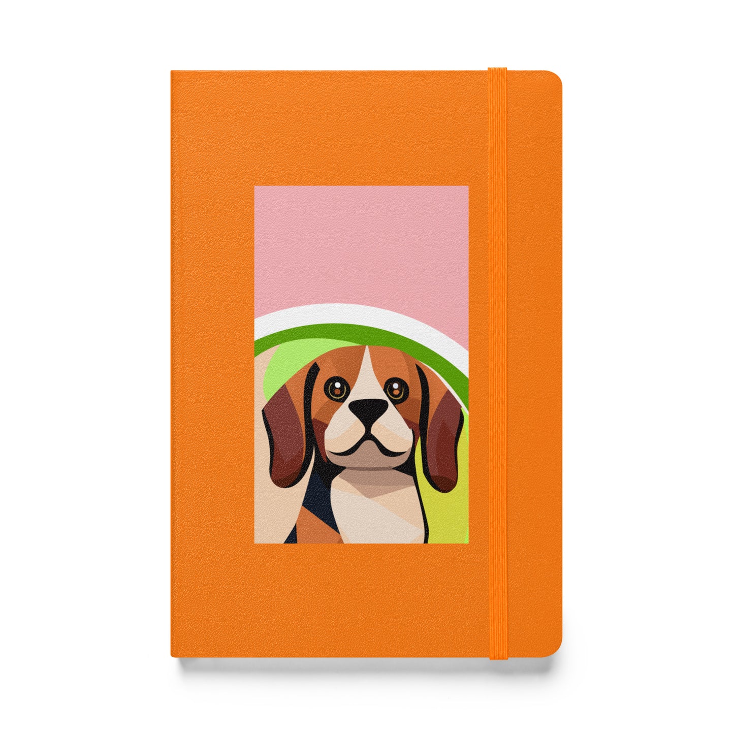 Beagle Green Hardcover Bound Notebook