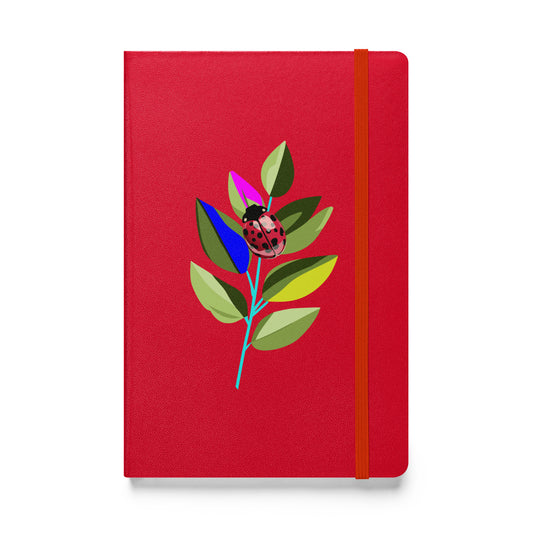 Ladybug Branch Hardcover bound notebook