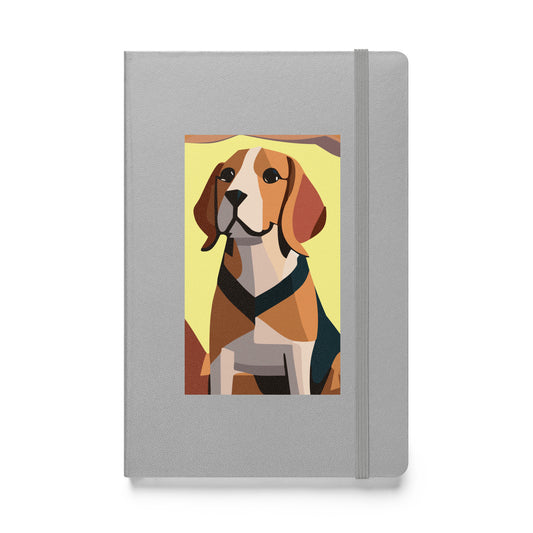Beagle Pink Hardcover Bound Notebook