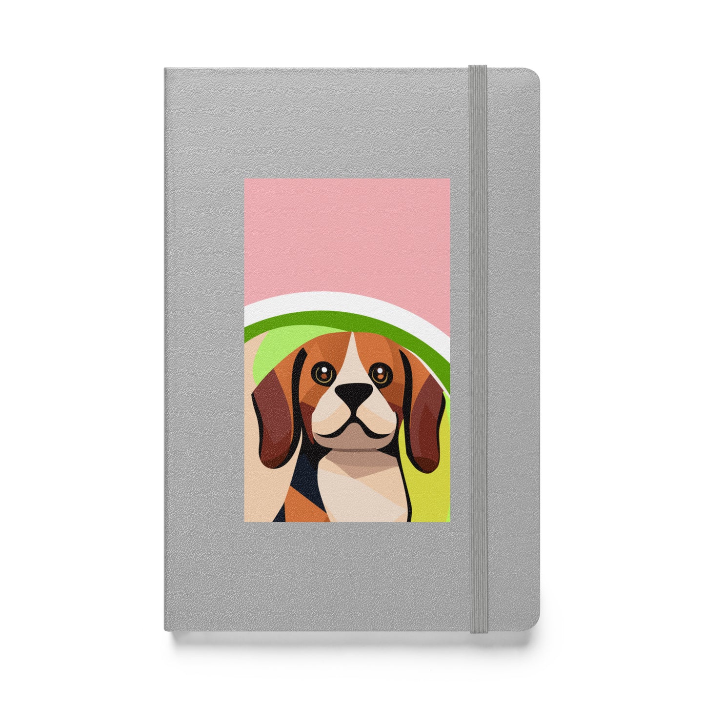 Beagle Green Hardcover Bound Notebook