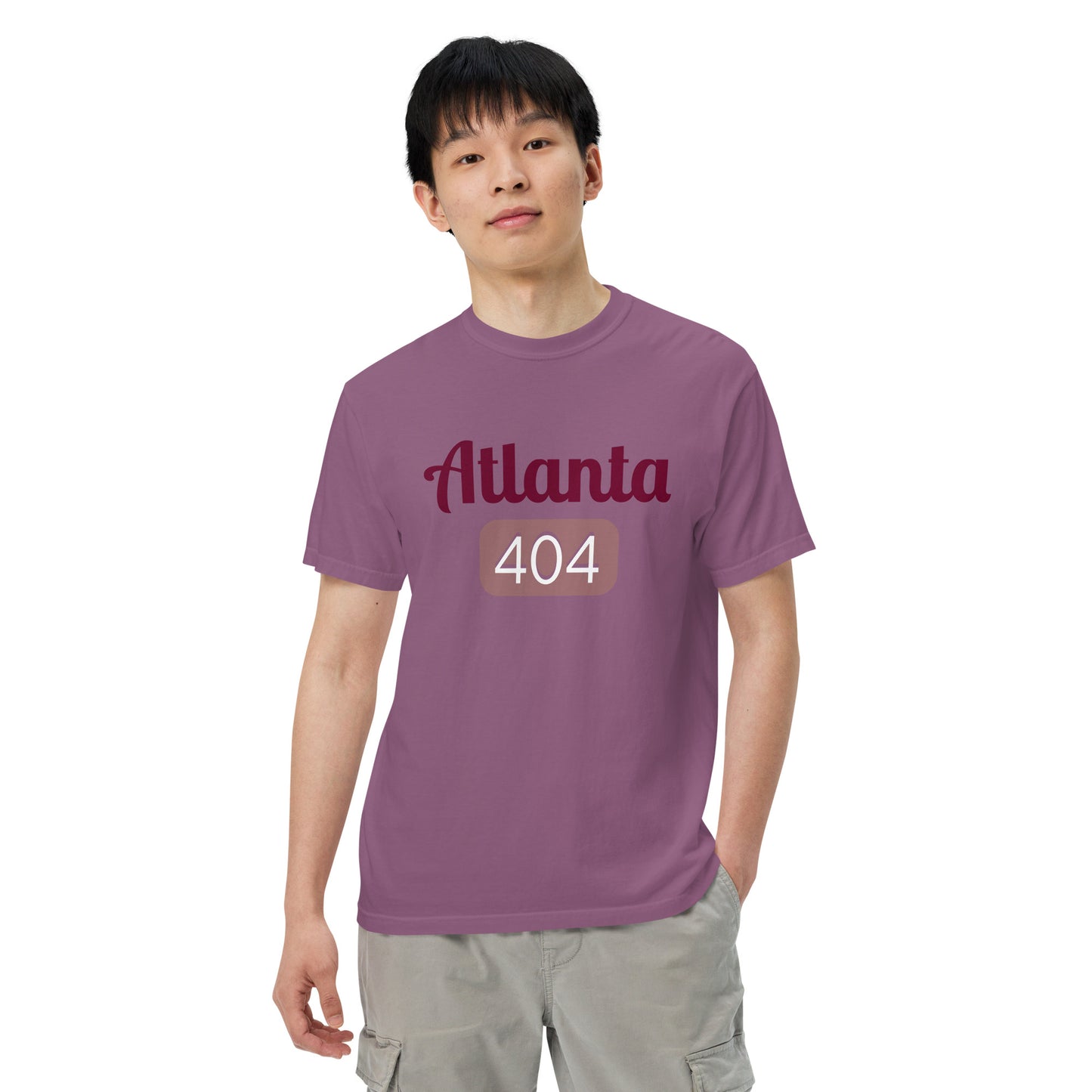 Atlanta 404 t-shirt in berry color