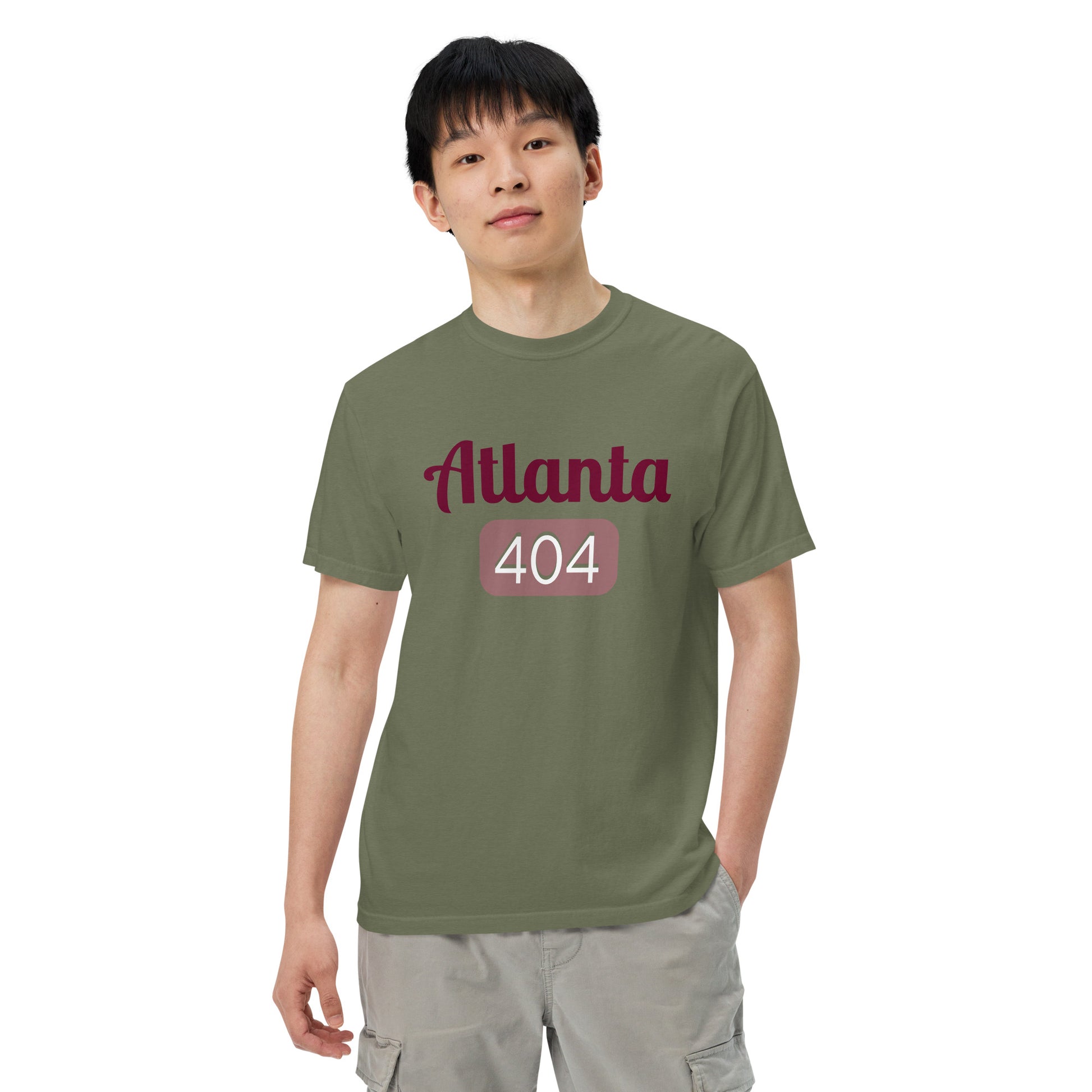 Atlanta 404 t-shirt in moss color