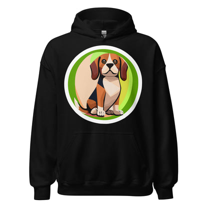 Beagle Green Unisex Hoodie