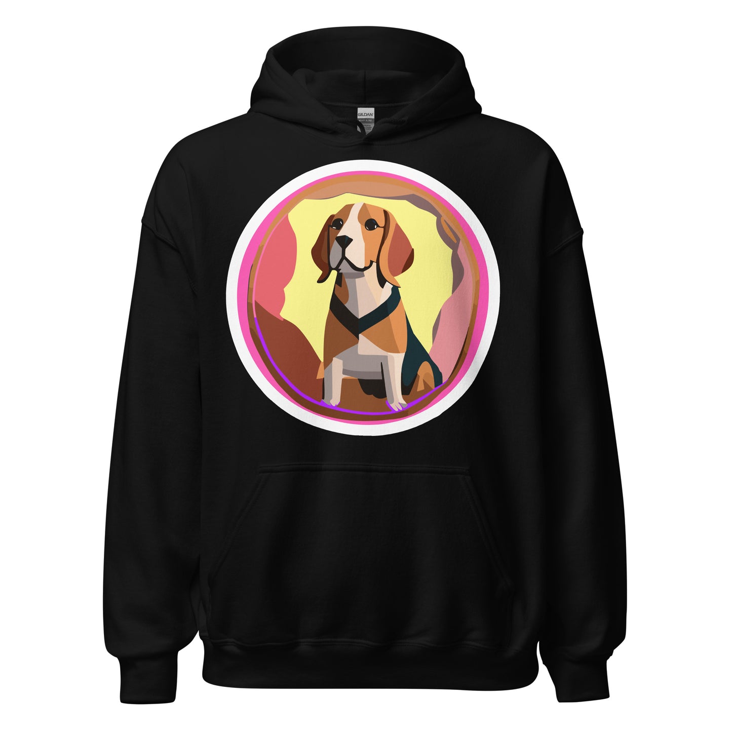 Beagle Pink Unisex Hoodie