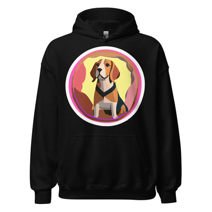 Beagle Pink Unisex Hoodie