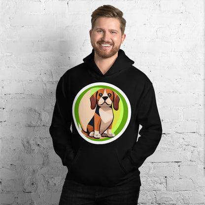 Beagle Green Unisex Hoodie