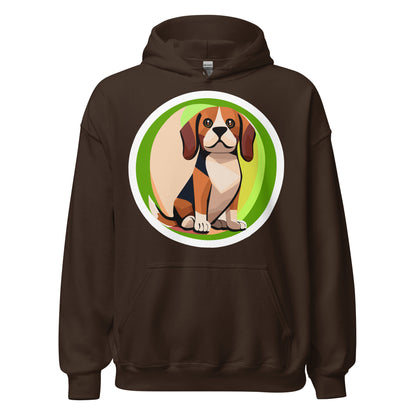 Beagle Green Unisex Hoodie