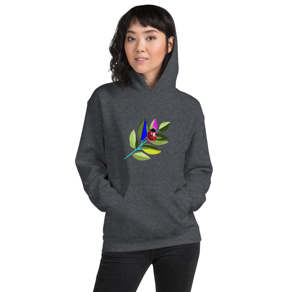 Ladybug Branch Unisex Hoodie