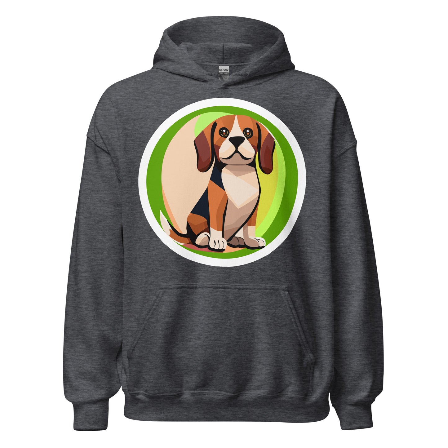 Beagle Green Unisex Hoodie