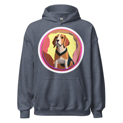 Beagle Pink Unisex Hoodie