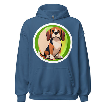 Beagle Green Unisex Hoodie