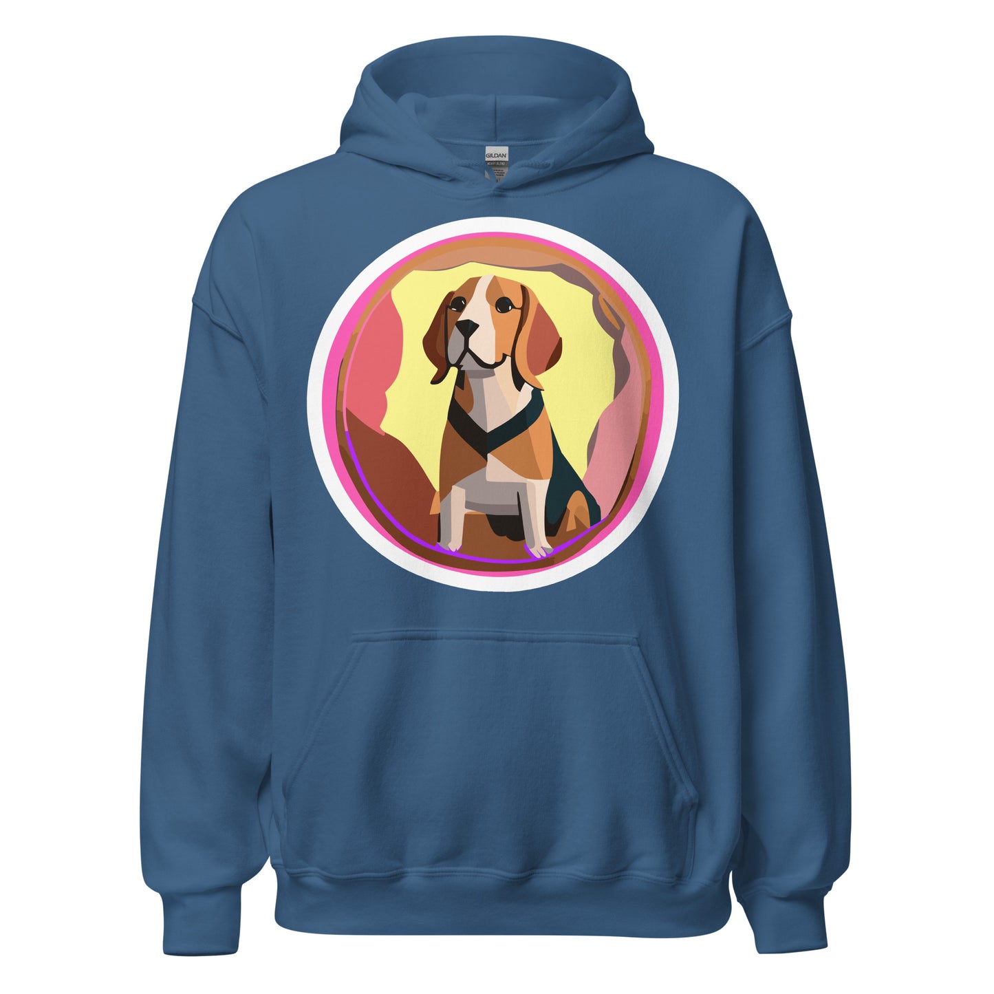 Beagle Pink Unisex Hoodie