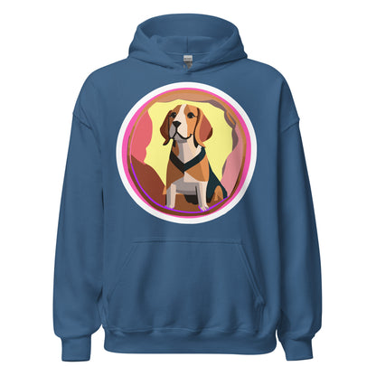 Beagle Pink Unisex Hoodie