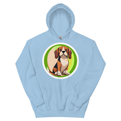 Beagle Green Unisex Hoodie