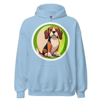 Beagle Green Unisex Hoodie