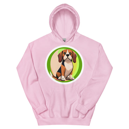 Beagle Green Unisex Hoodie