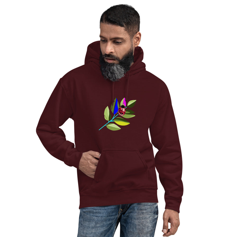 Ladybug Branch Unisex Hoodie