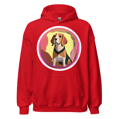 Beagle Pink Unisex Hoodie