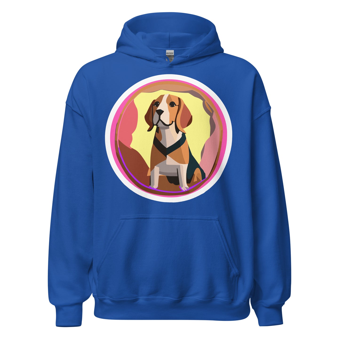 Beagle Pink Unisex Hoodie