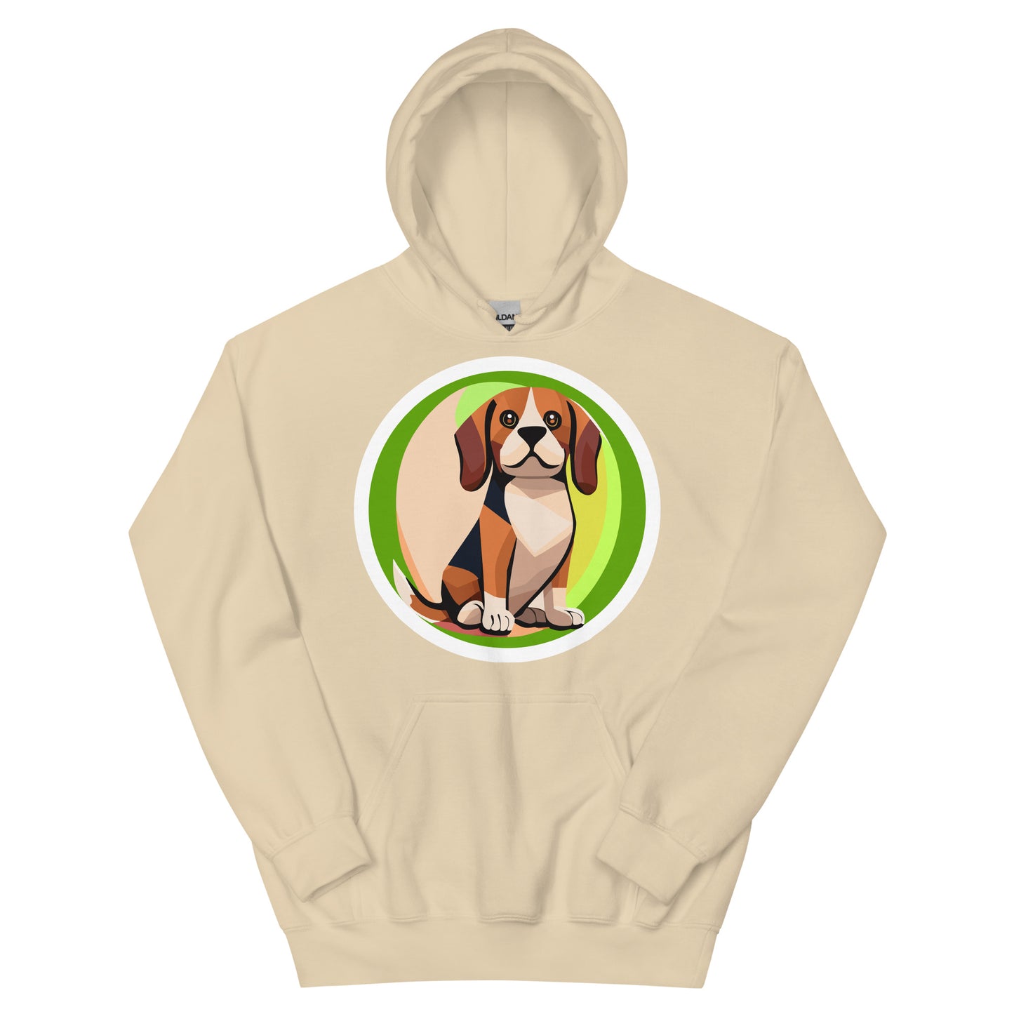 Beagle Green Unisex Hoodie