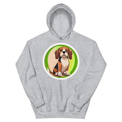 Beagle Green Unisex Hoodie
