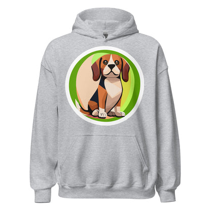 Beagle Green Unisex Hoodie