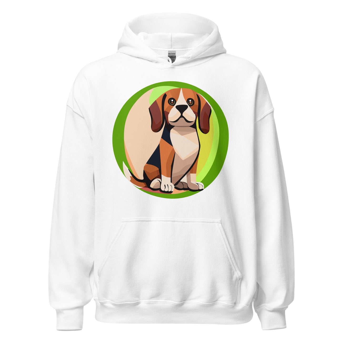 Beagle Green Unisex Hoodie